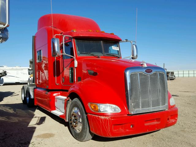 1XPHDP9X9BD118705 - 2011 PETERBILT 386 RED photo 1