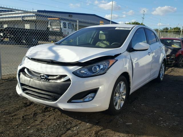 KMHD35LH8EU171193 - 2014 HYUNDAI ELANTRA GT WHITE photo 2