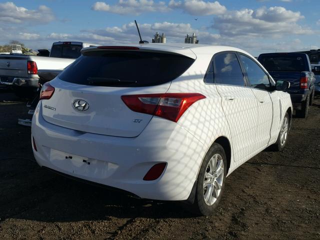 KMHD35LH8EU171193 - 2014 HYUNDAI ELANTRA GT WHITE photo 4