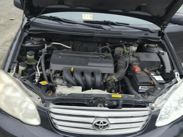 2T1BR32EX4C242329 - 2004 TOYOTA COROLLA CE BLACK photo 7