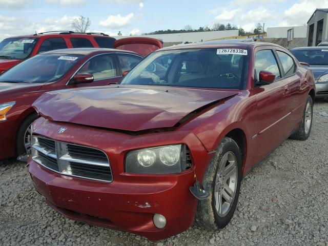 2B3KA53H37H857327 - 2007 DODGE CHARGER R/ RED photo 2