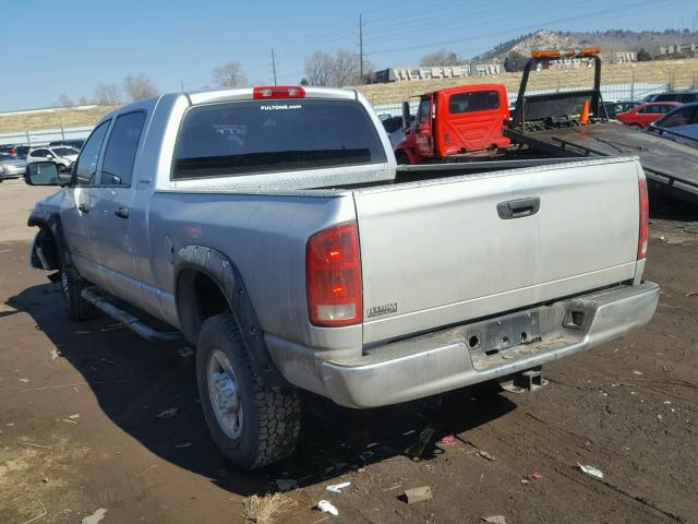 3D7KS29C46G229934 - 2006 DODGE RAM 2500 SILVER photo 3