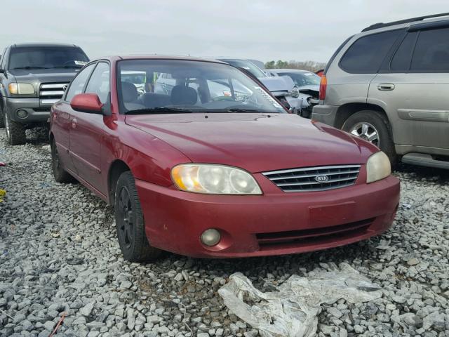 KNAFB121935278044 - 2003 KIA SPECTRA BA RED photo 1