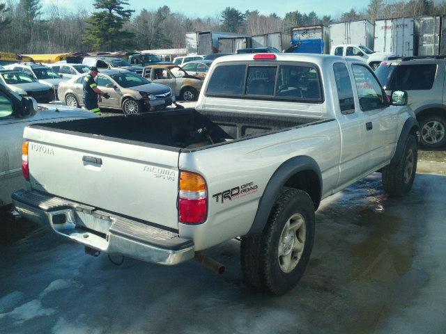 5TEWN72N43Z192671 - 2003 TOYOTA TACOMA XTR SILVER photo 4