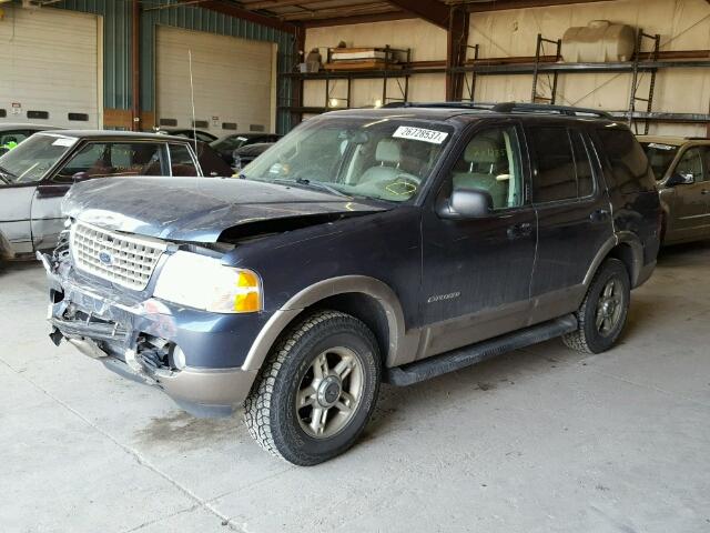 1FMZU74E32ZA65820 - 2002 FORD EXPLORER E BLUE photo 2