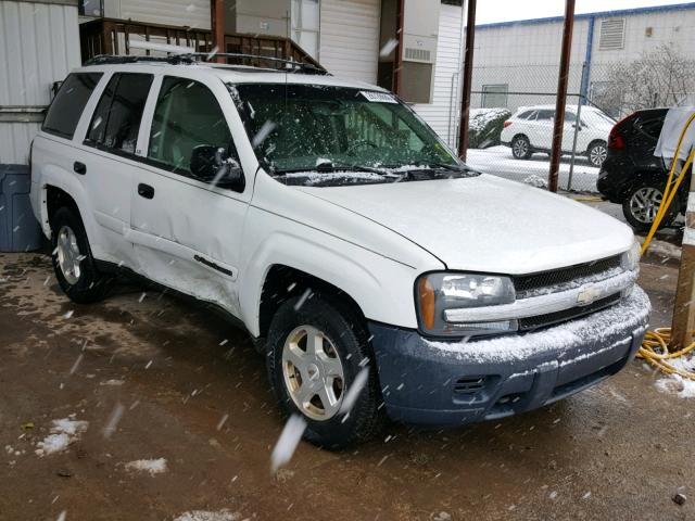 1GNDT13S022328755 - 2002 CHEVROLET TRAILBLAZE WHITE photo 1