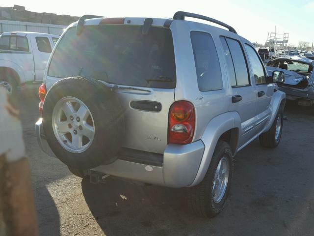 1J4GL58K32W111855 - 2002 JEEP LIBERTY LI SILVER photo 4