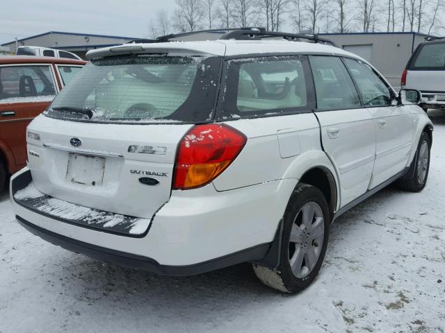 4S4BP86C764359119 - 2006 SUBARU LEGACY OUT WHITE photo 4