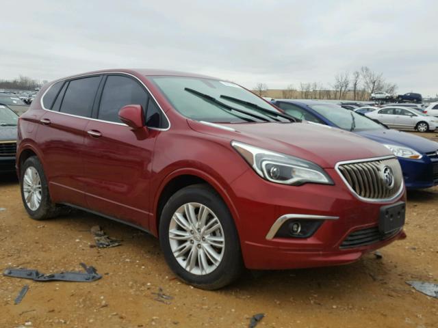 LRBFXASA2HD096735 - 2017 BUICK ENVISION P RED photo 1