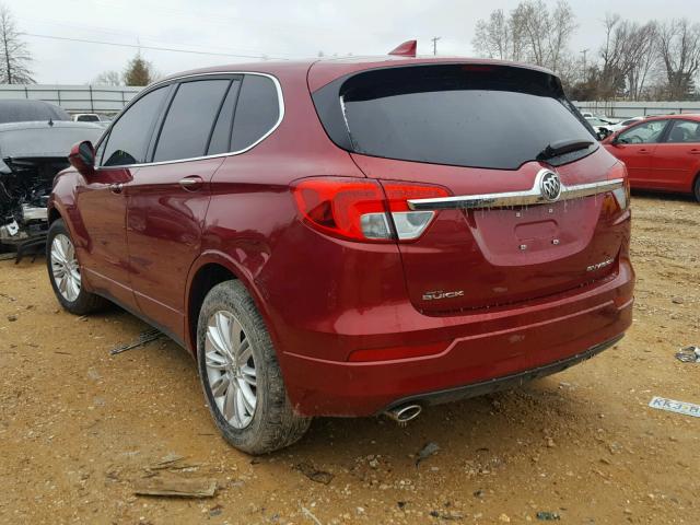 LRBFXASA2HD096735 - 2017 BUICK ENVISION P RED photo 3