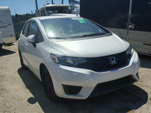 3HGGK5H50HM710676 - 2017 HONDA FIT LX WHITE photo 1