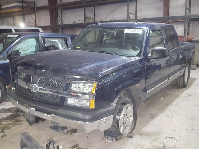 2GCEK13T851161512 - 2005 CHEVROLET SILVERADO BLUE photo 2