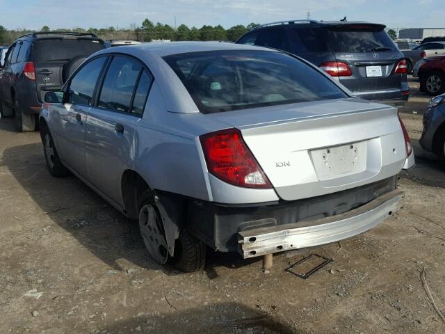 1G8AG52F05Z147561 - 2005 SATURN ION LEVEL SILVER photo 3