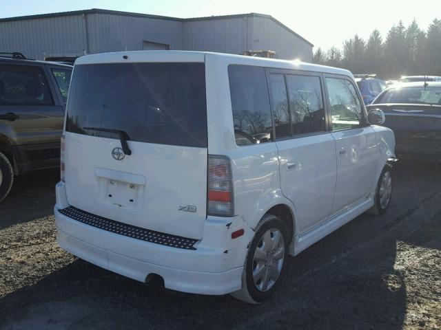 JTLKT324964050810 - 2006 SCION XB WHITE photo 4