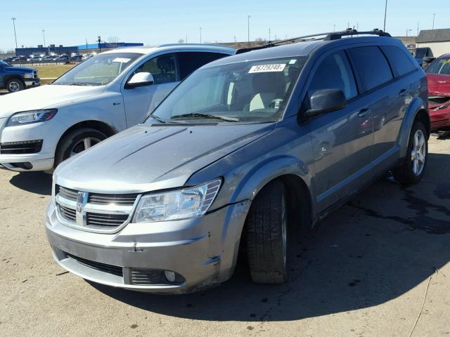 3D4GG57V19T585246 - 2009 DODGE JOURNEY SX GRAY photo 2