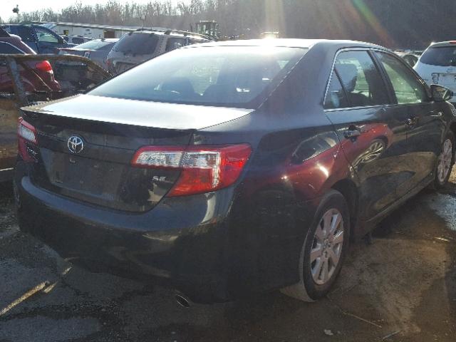 4T1BF1FK8EU375040 - 2014 TOYOTA CAMRY L BLACK photo 4