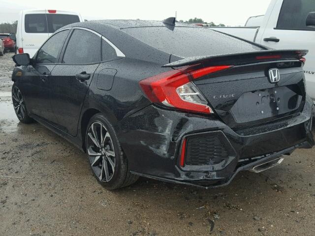 2HGFC1E5XHH700371 - 2017 HONDA CIVIC SI BLACK photo 3