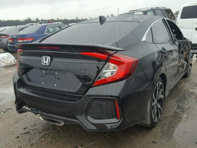 2HGFC1E5XHH700371 - 2017 HONDA CIVIC SI BLACK photo 4