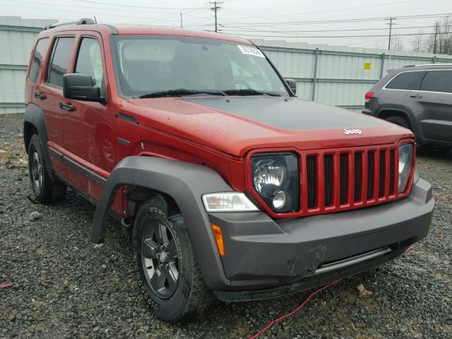 1J4PN3GK8AW146924 - 2010 JEEP LIBERTY RE ORANGE photo 1