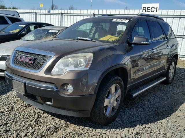 1GKER33748J118200 - 2008 GMC ACADIA SLT TAN photo 2