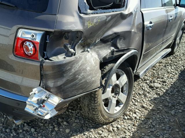 1GKER33748J118200 - 2008 GMC ACADIA SLT TAN photo 9