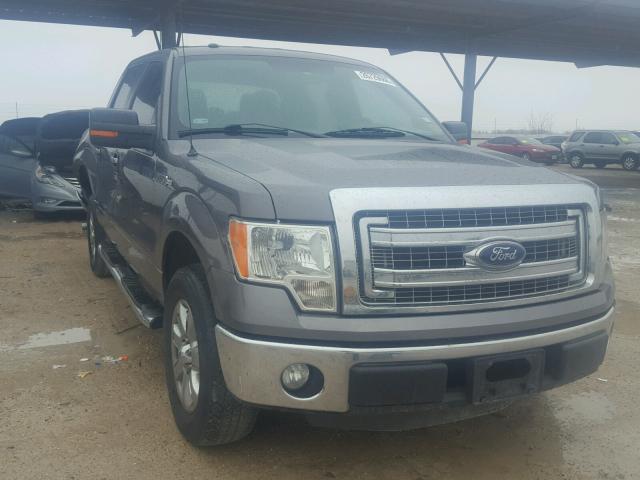 1FTEW1CM0DKD94733 - 2013 FORD F150 SUPER GRAY photo 1