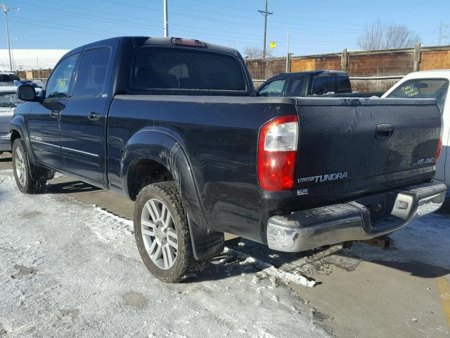 5TBDT44105S500157 - 2005 TOYOTA TUNDRA DOU BLACK photo 3