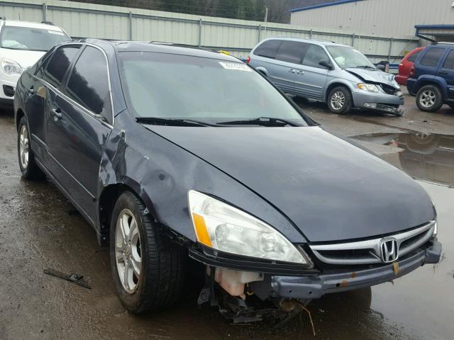 1HGCM55787A133714 - 2007 HONDA ACCORD EX BLUE photo 1