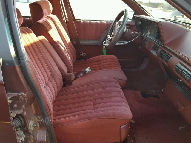 1G3AL54NXN6376336 - 1992 OLDSMOBILE CUTLASS CI MAROON photo 5