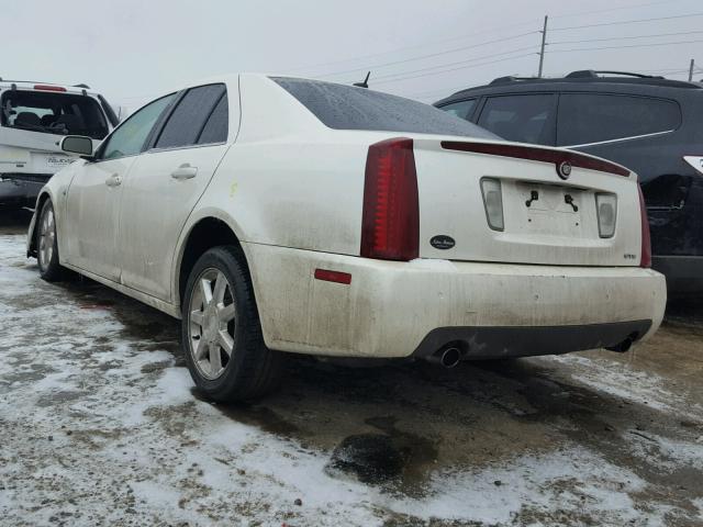 1G6DW677750224494 - 2005 CADILLAC STS WHITE photo 3