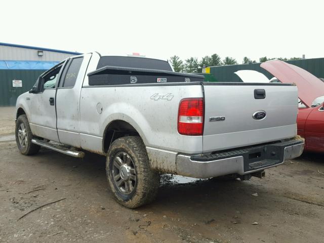 1FTPX14568FA96151 - 2008 FORD F150 SILVER photo 3