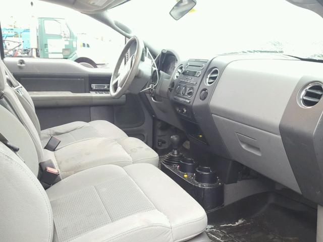 1FTPX14568FA96151 - 2008 FORD F150 SILVER photo 5