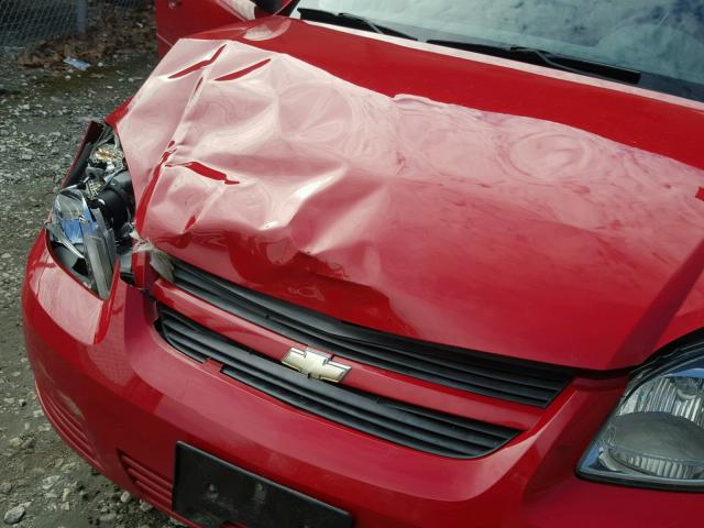 1G1AD5F55A7194714 - 2010 CHEVROLET COBALT 1LT RED photo 10