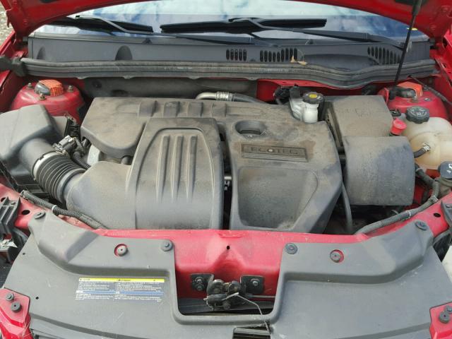 1G1AD5F55A7194714 - 2010 CHEVROLET COBALT 1LT RED photo 7