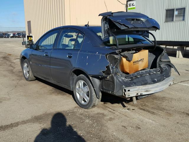 1G8AJ55FX7Z202792 - 2007 SATURN ION LEVEL GRAY photo 3