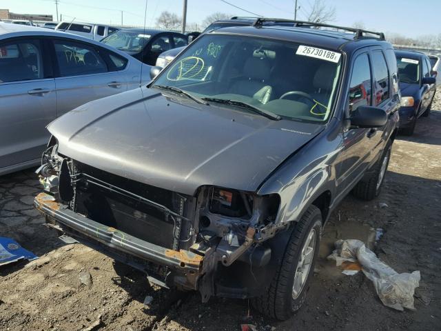 1FMYU93185KA52628 - 2005 FORD ESCAPE XLT GRAY photo 2