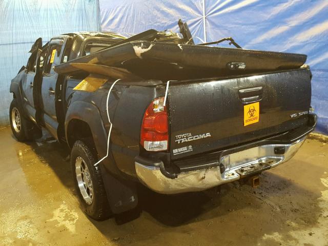 5TELU42NX8Z549380 - 2008 TOYOTA TACOMA DOU CHARCOAL photo 3