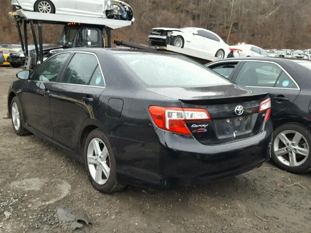 4T1BF1FK6EU327214 - 2014 TOYOTA CAMRY L BLACK photo 3