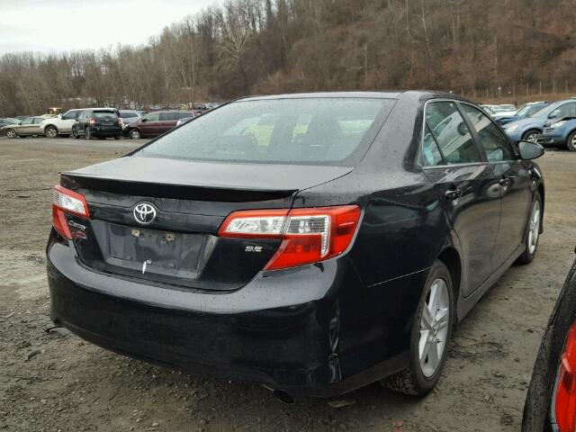 4T1BF1FK6EU327214 - 2014 TOYOTA CAMRY L BLACK photo 4