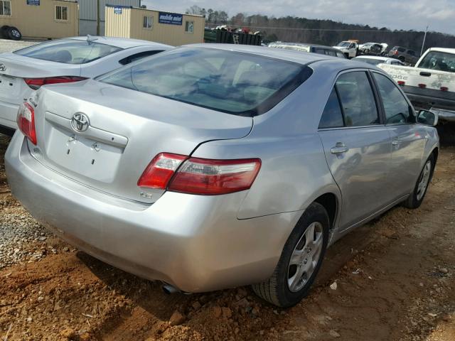 4T1BE46K37U122540 - 2007 TOYOTA CAMRY NEW SILVER photo 4