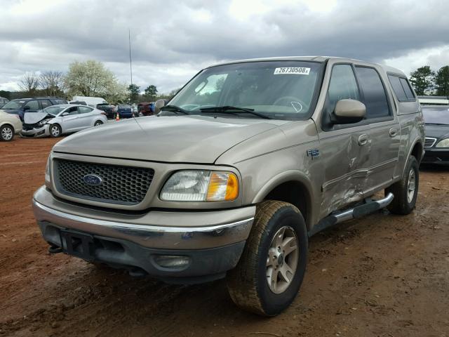 1FTRW08L63KC68046 - 2003 FORD F150 SUPER BEIGE photo 2