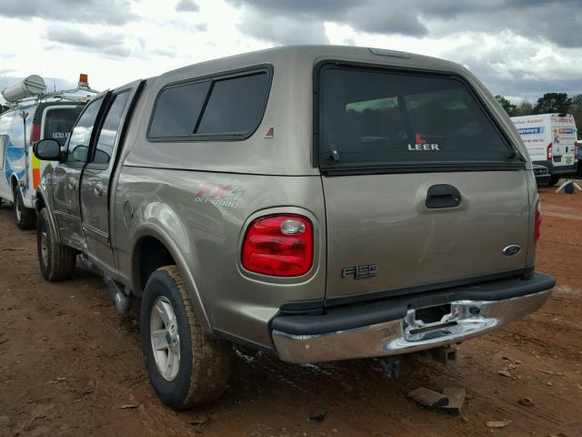 1FTRW08L63KC68046 - 2003 FORD F150 SUPER BEIGE photo 3