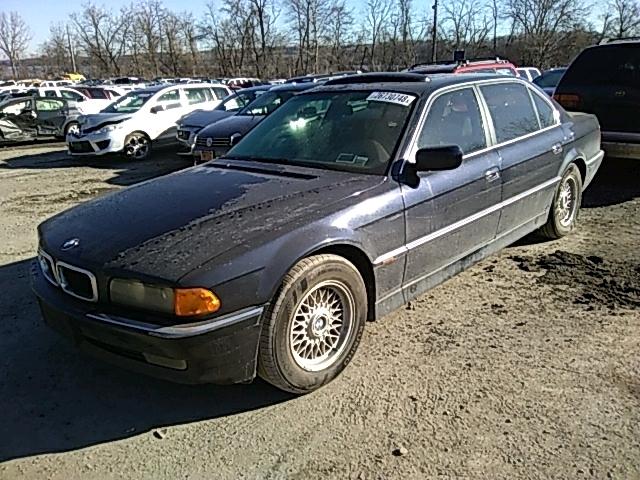 WBAGJ8321WDM25684 - 1998 BMW 740 IL BLUE photo 2