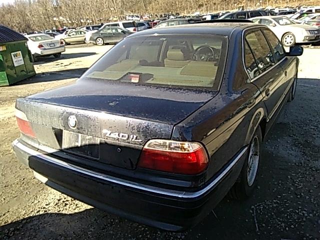 WBAGJ8321WDM25684 - 1998 BMW 740 IL BLUE photo 4