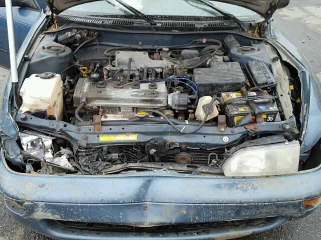 2T1BA02E9TC155428 - 1996 TOYOTA COROLLA BLUE photo 7