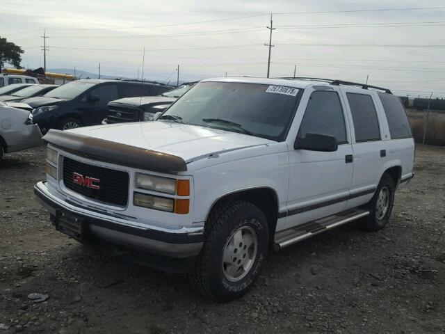 1GKEK13KXSJ737145 - 1995 GMC YUKON WHITE photo 2