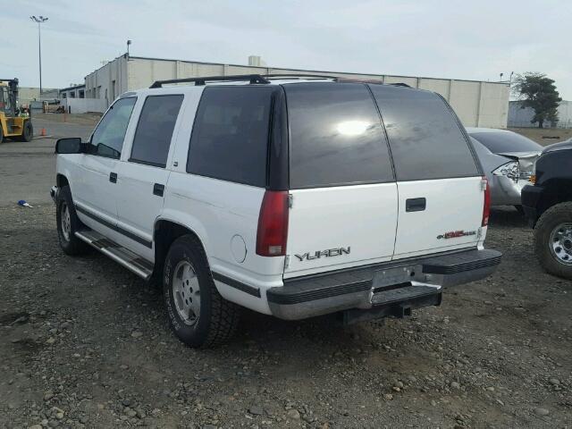 1GKEK13KXSJ737145 - 1995 GMC YUKON WHITE photo 3