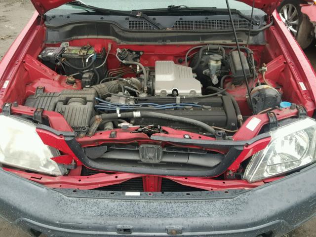 JHLRD18681C023023 - 2001 HONDA CR-V EX RED photo 7