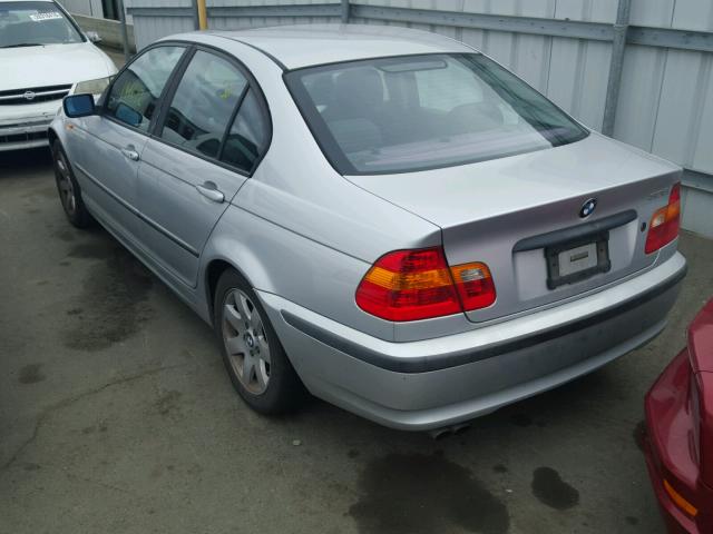 WBAET37462NG83237 - 2002 BMW 325 I SILVER photo 3