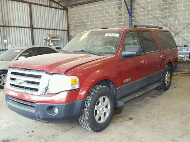 1FMFK15557LA42280 - 2007 FORD EXPEDITION RED photo 2